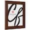 2 Pack Craig Frames Bauhaus 125 Dark Walnut Picture Frame